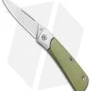 Gerber Wingtip Slip Joint Pocket Knife Green (2.375" Satin) 30-001701 -Buck Knives Store Gerber Wingtip SJ Green Satin 30 001701 BHQ 94161 jr
