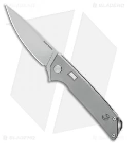 Glow Rhino Reactor Frame Lock Knife Titanium W/ Tritium (2.75" Satin)