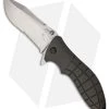 HTM Kirby Lambert Snap Clip Point Spring Assisted Knife Gray (3.5" SW Serr)