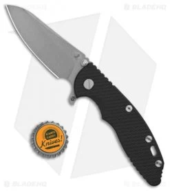 Hinderer XM-18 3.5" Skinny Sheepsfoot Flipper Knife Black G-10 (Working) -Buck Knives Store Hinderer XM 18 3.5in Skinny Sheepsfoot Black G 10 Working Finish BHQ 101855 jr bottlecap