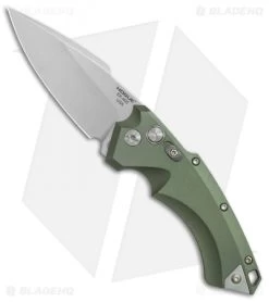 Hogue Knives EX-A05 Spear Point Automatic Knife OD Green (3.5" Stonewash) 34531