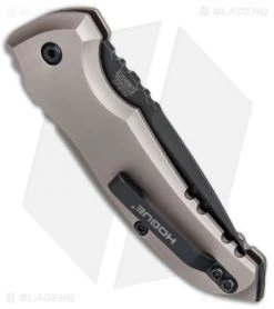 Hogue Knives A01 Microswitch Automatic Knife Flat Dark Earth (2.6" Black) 24117 -Buck Knives Store Hogue Knives A01 Microswitch Auto Flat Dark Black 24117 BHQ 78510 jr side