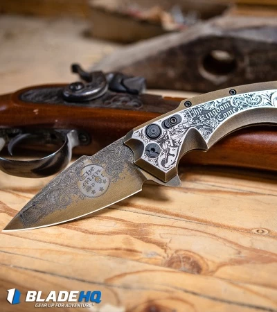 Hogue Knives/Outlaw Ordnance/Manspot X5 Automatic Knife (4" Bronze) Exclusive 7 Hogue Knives/Outlaw Ordnance/Manspot X5 Automatic Knife (4" Bronze) Exclusive - Image 5