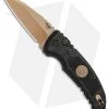 Hogue Sig Sauer A01 Microswitch Automatic Knife Wharncliffe (2.6" FDE) -Buck Knives Store Hogue Sig Sauer A01 Microswitch Auto Wharncliffe FDE 16100 BHQ 102933 jr