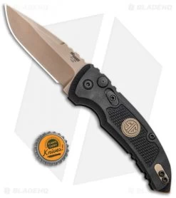 Hogue Sig Sauer A01 Microswitch Automatic Knife Drop Point (2.6" FDE) -Buck Knives Store Hogue Sig Sauer A01 Microswitch Automatic Knife Drop Point FDE BHQ 102934 kp jr bottlecap