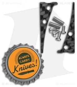 Hom Design Basilisk Carbon Fiber Spacer Kit -Buck Knives Store Hom Deisgn Basilisk CF Spacer Kit BHQ 107548 jr bottlecap 1