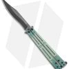 Hom Design Ghost Basilisk-R Balisong Knife Natural G-10 (4.6" Black)