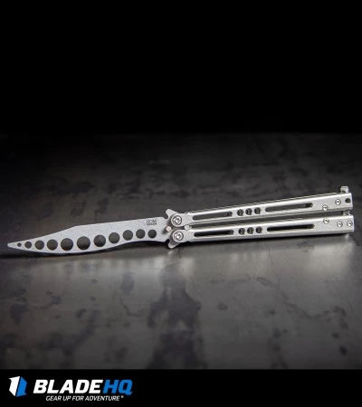 Hom Design Prodigy Trainer Mod.B Titanium Balisong Butterfly Knife 7 Hom Design Prodigy Trainer Mod.B Titanium Balisong Butterfly Knife - Image 5