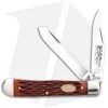 Boker H.J. Justin & Sons Trapper Knife 4" Jigged Bone -Buck Knives Store Justin TS Trapper BHQ 115594 td