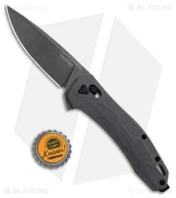 Kershaw Covalent Bar Lock Knife Gray FRN (3.5" Black Stonewash D2) 2042 -Buck Knives Store Kershaw Covalent Knife Gray BW BHQ 178506 jr bottlecap