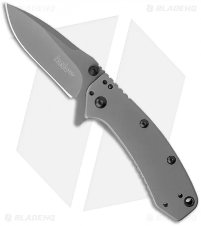 Kershaw Cryo Assisted Opening Knife (2.75" Gray) 1555TI 3 Kershaw Cryo Assisted Opening Knife (2.75" Gray) 1555TI