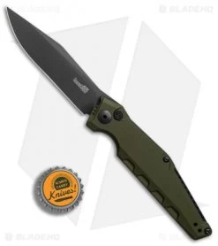 Kershaw Galyean Launch 7 Automatic Knife OD Green (3.75" Black) 7900OL -Buck Knives Store Kershaw Galyean Launch 7 OD Green black BHQ 75927 er bottlecap