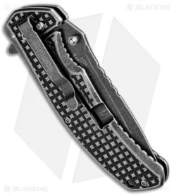 Kershaw Headgrille Assisted Opening Frame Lock Knife (3.25" Blackwash) 1325 -Buck Knives Store Kershaw Headgrille Assisted Blackwash KS1325X BHQ 70082 jr side