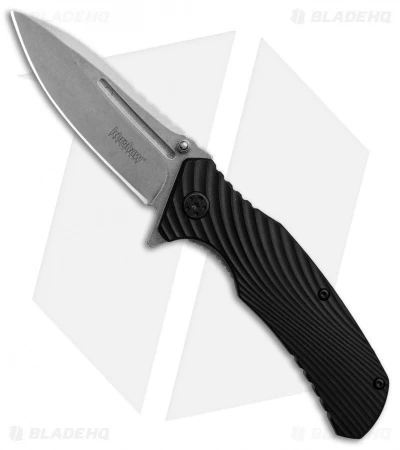 Kershaw Huddle Assisted Opening Knife Black GFN (3.25" Stonewash ) 1326 3 Kershaw Huddle Assisted Opening Knife Black GFN (3.25" Stonewash ) 1326