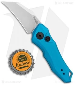 Kershaw Launch 10 Automatic Knife Teal (1.9" Stonewash) 7350 -Buck Knives Store Kershaw Launch 10 Auto Teal SW 7350 BHQ 105328 jr bottlecap
