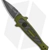 Kershaw Launch 12 CA Legal Stiletto Automatic Knife OD Green (1.9" Black SW) -Buck Knives Store Kershaw Launch 12 Call Legal Stiletto Auto OD Green KER7130OLBW BHQ 114625 jr
