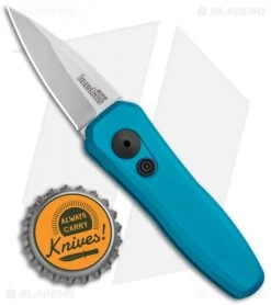 Kershaw Launch 4 CA Legal Automatic Knife Teal (1.9" Stonewash) -Buck Knives Store Kershaw Launch 4 CA Legal Auto Teal SW KER7500TEALSW BHQ 92074 jr bottlecap