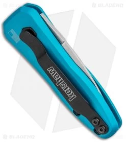 Kershaw Launch 4 CA Legal Automatic Knife Teal (1.9" Stonewash) -Buck Knives Store Kershaw Launch 4 CA Legal Auto Teal SW KER7500TEALSW BHQ 92074 jr side