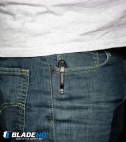 Kershaw Launch 4 CA Legal Automatic Knife Blue (1.9" Black) 7500BLUBLK -Buck Knives Store Kershaw Launch 4 CA Legal Automatic Knife Black 7500BLK BHQ 34416 kp pocket web 4