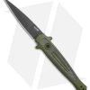 Kershaw Launch 8 Stiletto Automatic Knife Green/CF (3.5" Black)