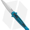 Kershaw Launch 8 Stiletto Automatic Knife Teal/CF (3.5" Stonewash) 2 Kershaw Launch 8 Stiletto Automatic Knife Teal/CF (3.5" Stonewash) -Buck Knives Store Kershaw Launch 8 Stiletto Auto Teal CF SW KER7150TEALSW BHQ 105834 jr