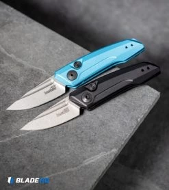 Kershaw Launch 9 Automatic Knife Black (1.8" Working Finish) 7250 -Buck Knives Store Kershaw Launch 9 Automatic Knife Teal Working 7250TEALSW BHQ 115103 kp slate web