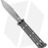 Kershaw Lucha 20CV Balisong Butterfly Knife SS (4.6" Bead Blast) 515020CV -Buck Knives Store Kershaw Lucha Balisong Butterfly Gray BHQ 117078 jr