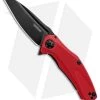Kershaw Mini Natrix Sub-Frame Lock Knife Red G-10 (2.75" Black) 7006RDBLK
