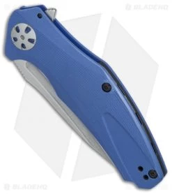 Kershaw Natrix A/O Sub-Frame Lock Knife Blue G-10 (3.25" Stonewash) 7007BLU -Buck Knives Store Kershaw Natrix AO blue G10 SW BHQ 79759 er spine