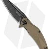 Kershaw Natrix Sub-Frame Lock A/O Knife Tan G-10 (3.25" Black Stonewash) -Buck Knives Store Kershaw Natrix FL AO Tan Black BHQ 119806 jr