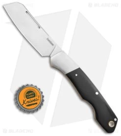 Kershaw Parley Cleaver Slip Joint Knife Black Polished Micarta (3.1" Satin) 4384 -Buck Knives Store Kershaw Parley Cleaver Slip Joint Black Polished Micarta 3in Satin BHQ 139784 td size