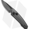 Kershaw Launch 9 Automatic Knife Drop Point Gray Aluminum (2" Black SW)