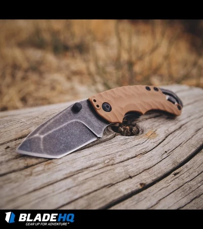 Kershaw Shuffle II Tanto Liner Lock Knife Tan (2.25" BlackWash) 8750TTANBW 5 Kershaw Shuffle II Tanto Liner Lock Knife Tan (2.25" BlackWash) 8750TTANBW - Image 3