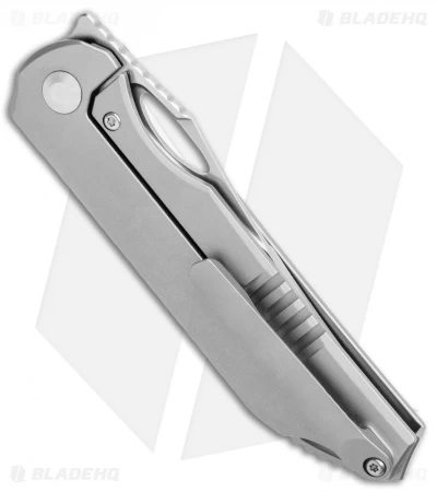 Kizer Assassin Frame Lock Front Flipper Knife Titanium 3 Hole (3.15" Satin) 5 Kizer Assassin Frame Lock Front Flipper Knife Titanium 3 Hole (3.15" Satin) - Image 3