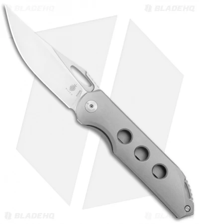 Kizer Assassin Frame Lock Front Flipper Knife Titanium 3 Hole (3.15" Satin) 3 Kizer Assassin Frame Lock Front Flipper Knife Titanium 3 Hole (3.15" Satin)
