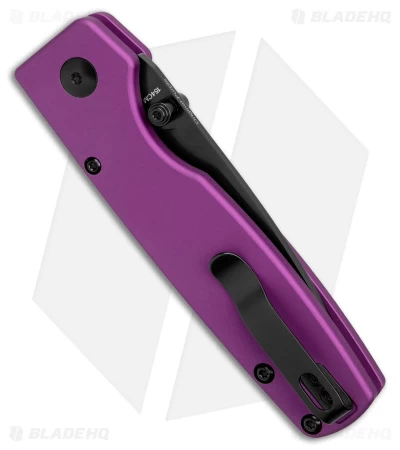 Kizer Vanguard Original Button Lock Knife Purple Aluminum (3" Black) 5 Kizer Vanguard Original Button Lock Knife Purple Aluminum (3" Black) - Image 3