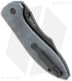 Kizer Pelican Mini Liner Lock Knife Micarta (3.3" Stonewash) V4548N1 8 Kizer Pelican Mini Liner Lock Knife Micarta (3.3" Stonewash) V4548N1 -Buck Knives Store Kizer Pelican Mini LL Black Micarta Black SW V4548N1 BHQ 122835 jr side