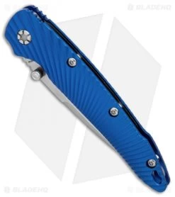 Kizer Sliver Sunburst Liner Lock Knife Blue T6 (3.5" Stonewash) Ki4419A2 -Buck Knives Store Kizer Sliver Sunburst Blue T6 SW BHQ 84443 er spine