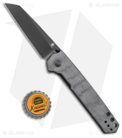 Kizer Vanguard Domin Liner Lock Knife Black Micarta (3.5" Black) V4516SC1 -Buck Knives Store Kizer Vanguard Domin LL Black Micarta Black BHQ 156409 jr bottlecap