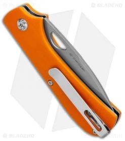 Kizer Vanguard Vagnino Zipslip Slipjoint Knife Orange G-10 (2.8" SW) V3507N2 -Buck Knives Store Kizer Vanguard Vagnino Zipslip SJ Orange G 10 SW V3507N2 BHQ 80412 jr side