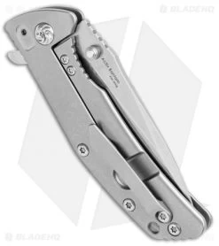 Kizer Cutlery Activ Bantam BB Frame Lock Knife Titanium (3" Stonewash) Ki3404A3 -Buck Knives Store Kizer cutlery Activ Bantam BB FL Ti SW KI3404A3 BHQ 25604 jr side