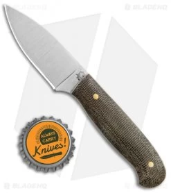 LT Wright Knives Patriot Fixed Blade Knife OD Green Micarta (2.5" Satin A2) -Buck Knives Store LT Wright Knives Patriot OD Green Micarta Satin A2 BHQ 94585 jr bottlecap