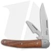 LionSteel Jack Slip Joint Knife Two Function Santos Wood (3" Satin M390)