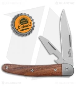 LionSteel Jack Slip Joint Knife Two Function Santos Wood (3" Satin M390) -Buck Knives Store LionSteel Jack Screwdriver SJ Ti Liner Santos Wood BHQ 125727 jr bottlecap