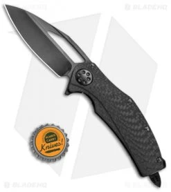 Microtech Marfione Custom Mini Matrix R Knife Carbon Fiber (3" Black DLC Mirror) -Buck Knives Store Marfione Custom Mini Matrix R CF Black Mirror BHQ 68434 jr bottlecap 2