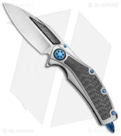 Marfione Custom Super Matrix-R Knife Titanium/Carbon Fiber (3.75" Mirror/CF)