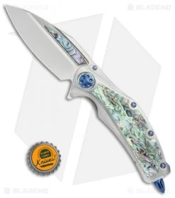 Marfione Custom Super Matrix-R Knife Titanium/Abalone (3.75" Mirror) 9 Marfione Custom Super Matrix-R Knife Titanium/Abalone (3.75" Mirror) -Buck Knives Store Marfione Custom Super Matrix R ti abalone mirror BHQ 27860 er size
