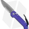 Microtech LUDT Automatic Knife Purple (3.4" Apocalyptic) 135-11APPU -Buck Knives Store Microtech LUDT Standard Purple Apocalyptic Serr 135 11APPU BHQ 111434 jr