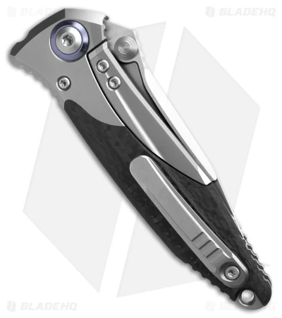 Microtech Socom Bravo Frame Lock Knife Black BB Ti/CF (4" BB) 260-7 CFTI 5 Microtech Socom Bravo Frame Lock Knife Black BB Ti/CF (4" BB) 260-7 CFTI - Image 3