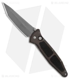 Microtech Socom Liner Lock Knife Black Aluminum (4" Bead Blasted ATS-34)
